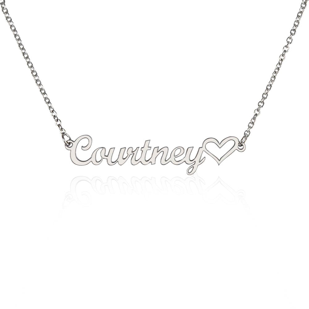 Your Personalized Heart Name Necklace for your loved one