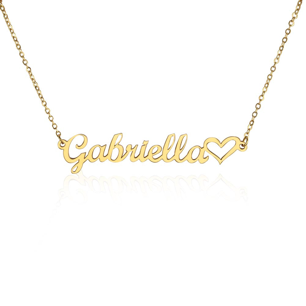 Your Personalized Heart Name Necklace for your loved one