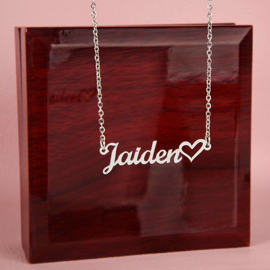 Your Personalized Heart Name Necklace for your loved one