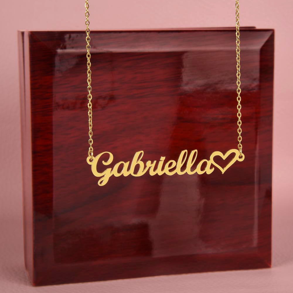 Your Personalized Heart Name Necklace for your loved one