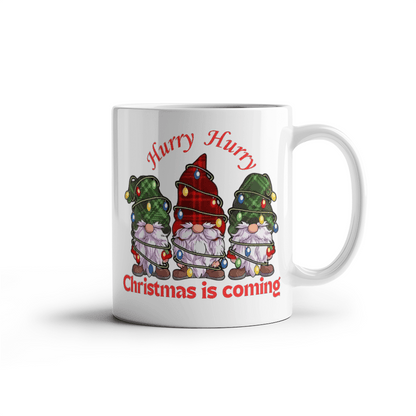 🎄☕ Hurry Hurry Christmas Coffee Mug – Sip the Joy of the Season! ☕🎄