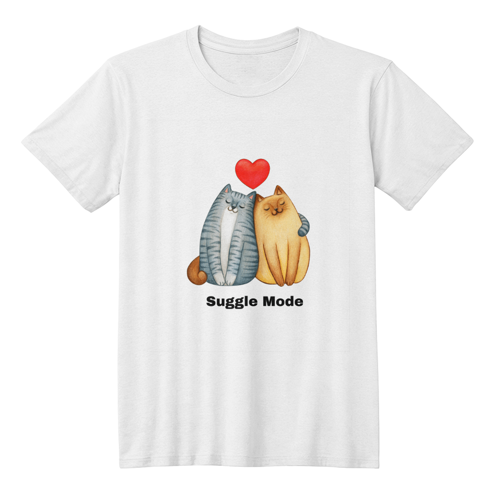 Suggle Mode cute cats T-shirt