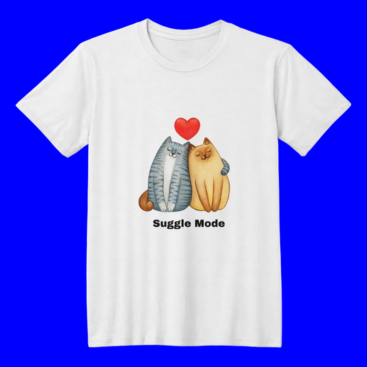Suggle Mode cute cats T-shirt