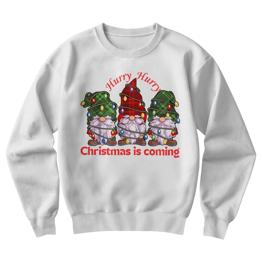 🎄 HURRY HURRY! THE CHRISTMAS GNOMES ARE COMING SWEATSHIRT!! 🎅