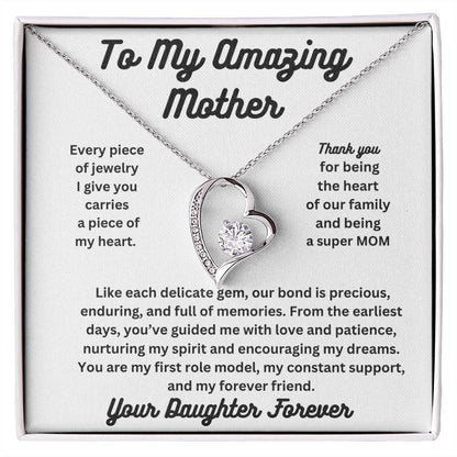 Forever Love To My Amazing Mom Necklace From Daughter