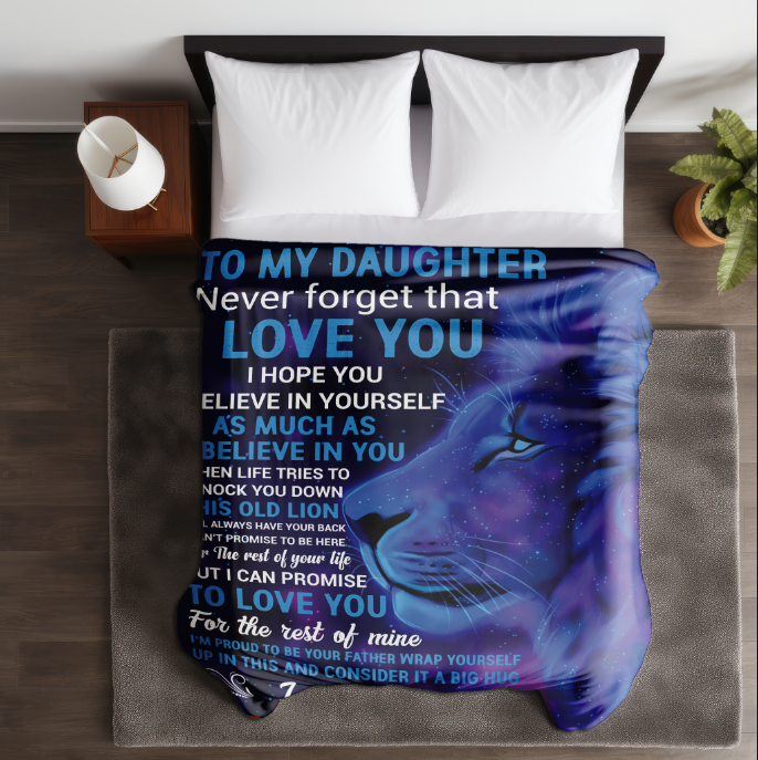 To My Daughter | FLM Arctic Fleece Blanket 50x60